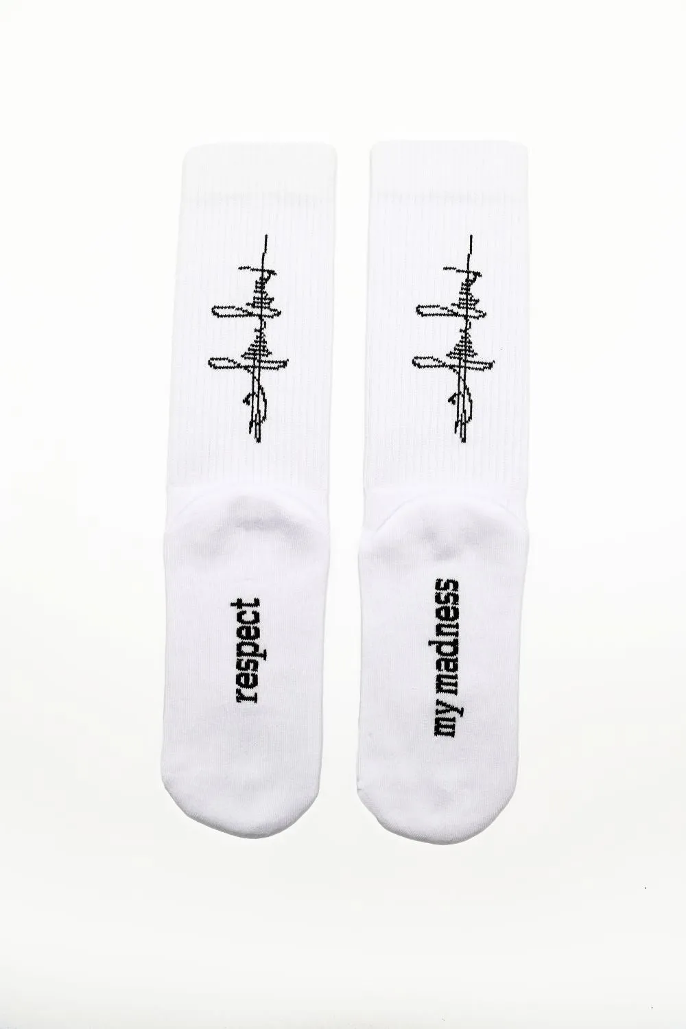 Filippo Sorcinelli Calzini Respect My Madness sokker hvit